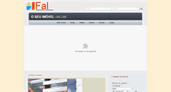 Desktop Screenshot of falimobiliaria.com.br