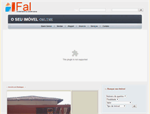 Tablet Screenshot of falimobiliaria.com.br